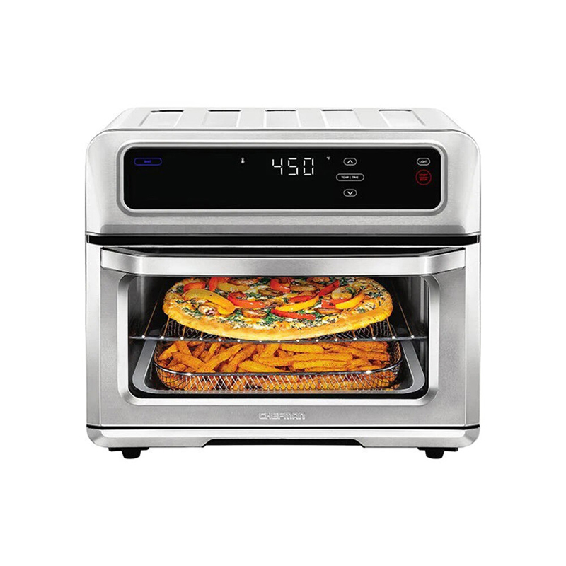 Horno Tostador Airfryer 9en1 20lts Pantalla Touch Acero Inoxidable Chefman