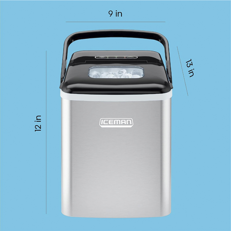 Máquina de Hielo Portátil 26 libras programable Chefman