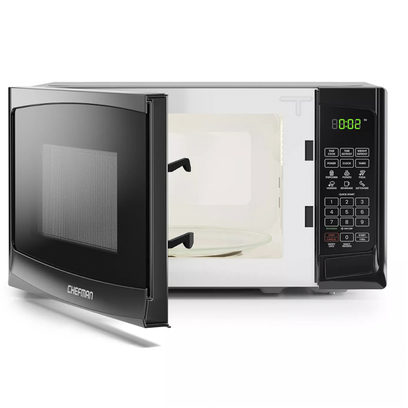 Microonda 20lts 700w 6 Funciones Negra Chefman