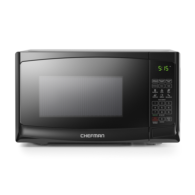 Microonda 20lts 700w 6 Funciones Negra Chefman