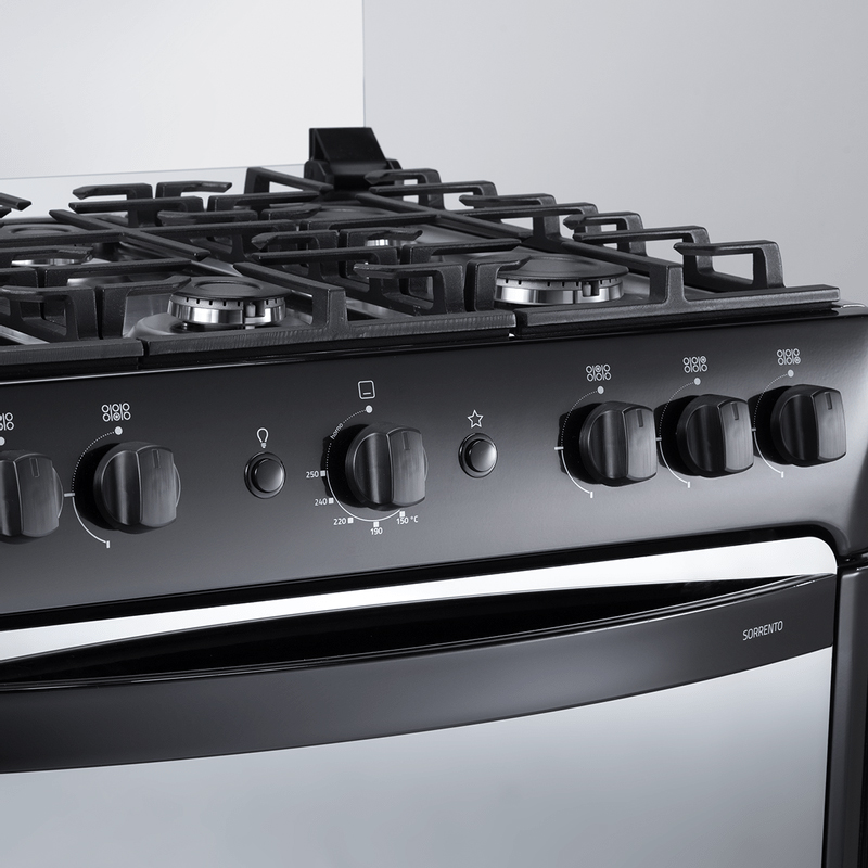 Cocina Sorrento ZFO Negra C30 Indurama