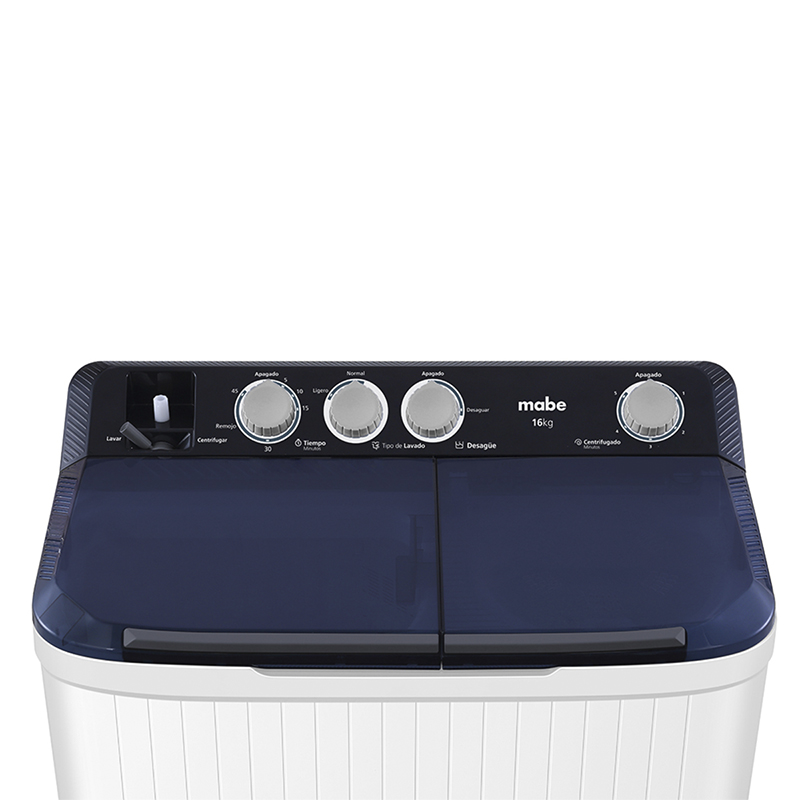 Lavadora Semi Automática 16kg Blanca LMDX6124HBAB0 Mabe