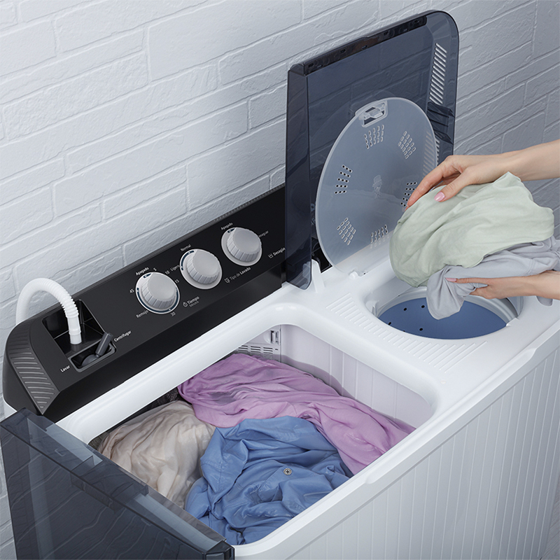 Lavadora Semi Automática 16kg Blanca LMDX6124HBAB0 Mabe