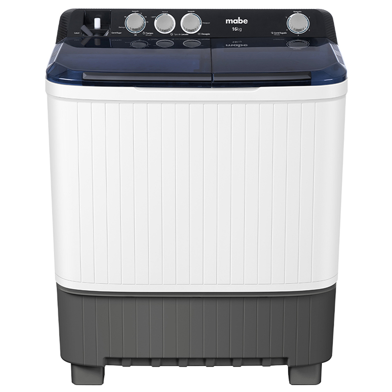 Lavadora Semi Automática 16kg Blanca LMDX6124HBAB0 Mabe