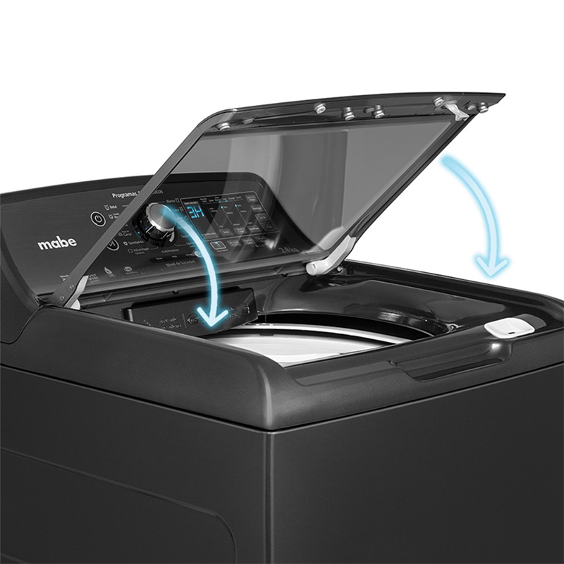Lavadora Automática de 24 kg Diamond Gray LMH74201WDAB1 Mabe