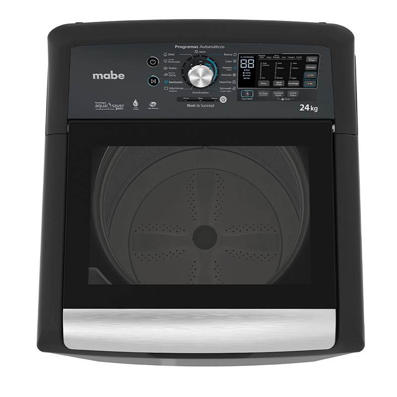 Lavadora Automática de 24 kg Diamond Gray LMH74201WDAB1 Mabe