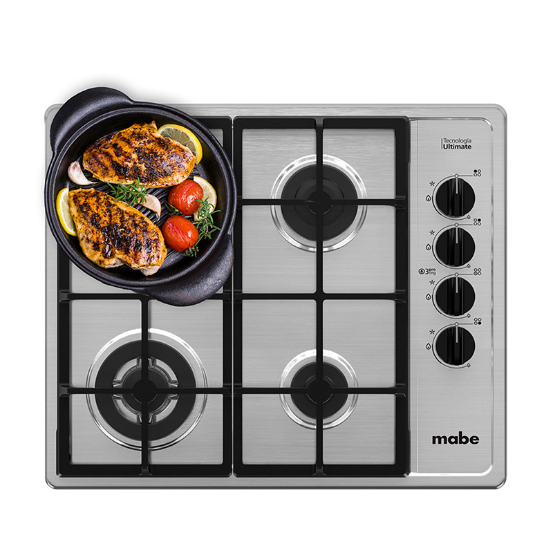 Cubierta de Empotrar a Gas 60cm Inoxidable CMG6054LA-2EC Mabe