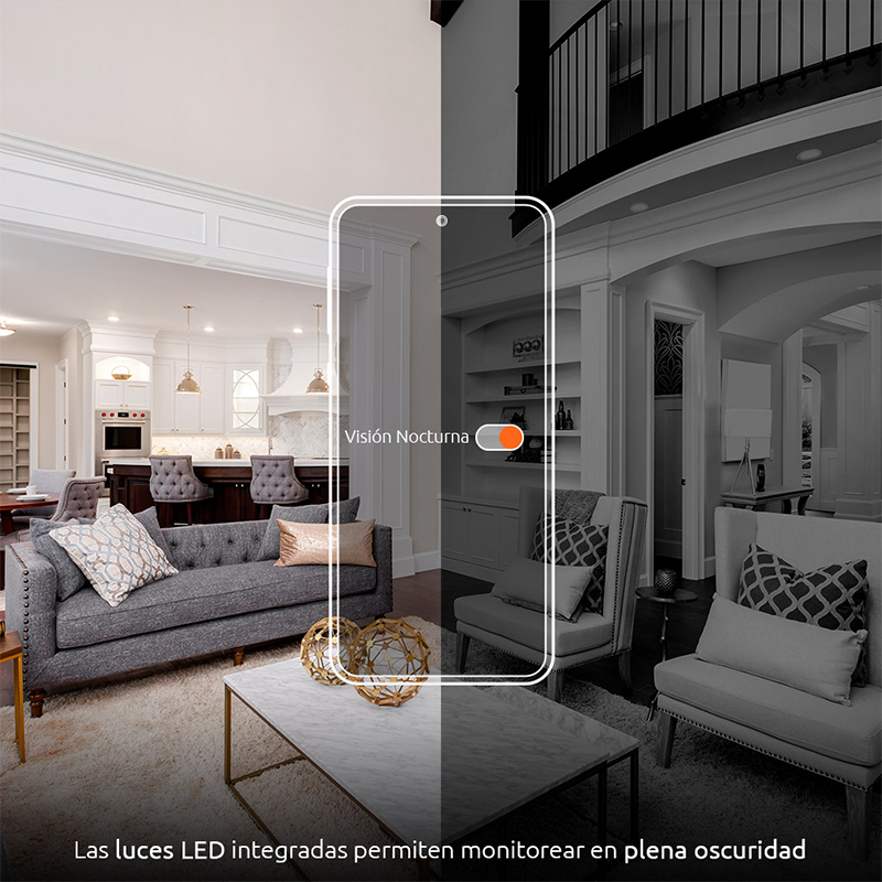 CAMARA SMART WIFI NEXXT HD 355° 2K INTERIOR