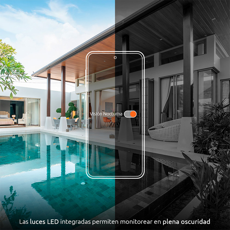 CAMARA SMART WIFI NEXXT HD PTZ PARA EXTERIOR MICROSD