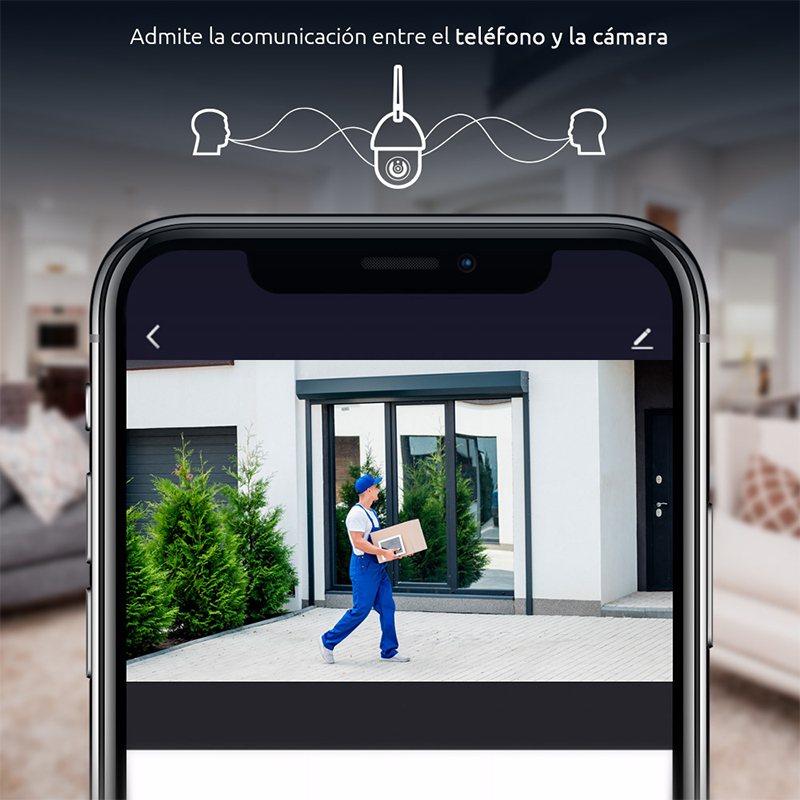 CAMARA SMART WIFI NEXXT HD PTZ PARA EXTERIOR MICROSD