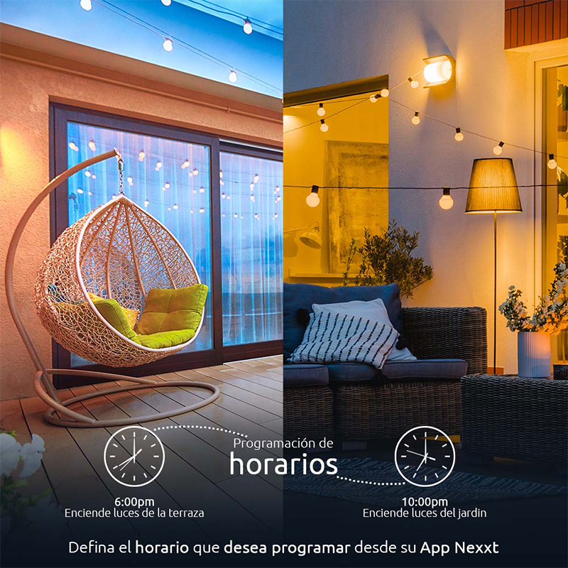 MULTITOMA SMART WIFI NEXXT CON 2 TOMACORRIENTES PARA EXTERIORES