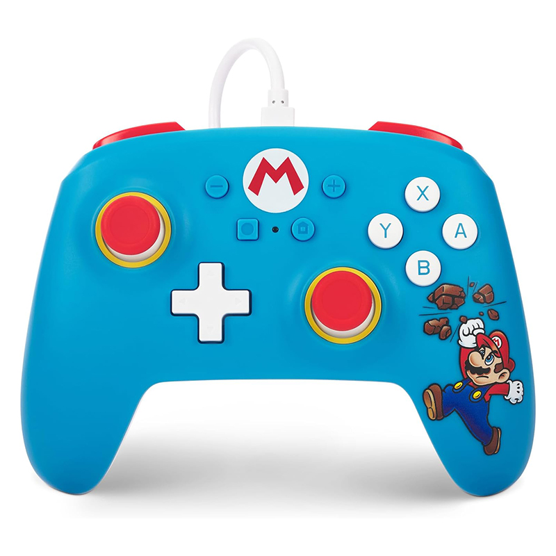 Control Nintendo Switch Alámbrico Brick Mario
