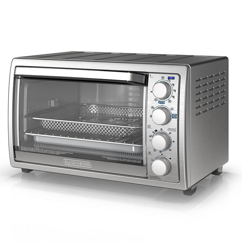 Horno Tostador Airfryer 7 en 1 TO4315SS-LA Black Decker 