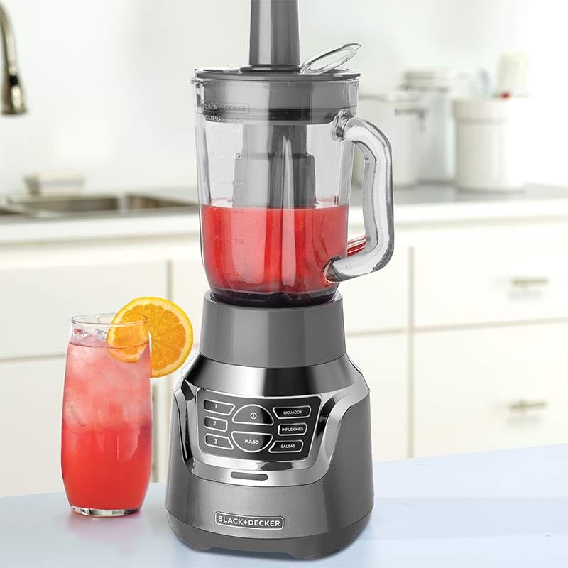 Licuadora  900 Watts con Filtro Infusor de Jugos 3 en 1 BL1350G Black Decker