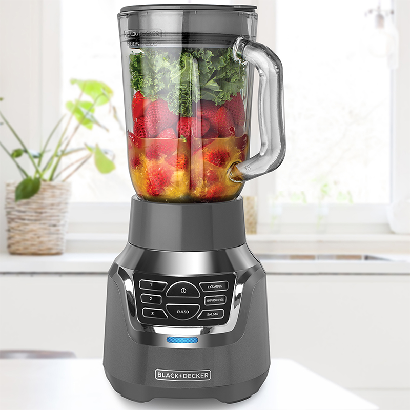 Licuadora  900 Watts con Filtro Infusor de Jugos 3 en 1 BL1350G Black Decker