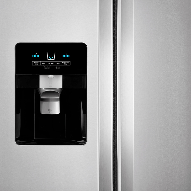 Refrigeradora Side by Side Inox 707 Litros Whirlpool WD5720Z  