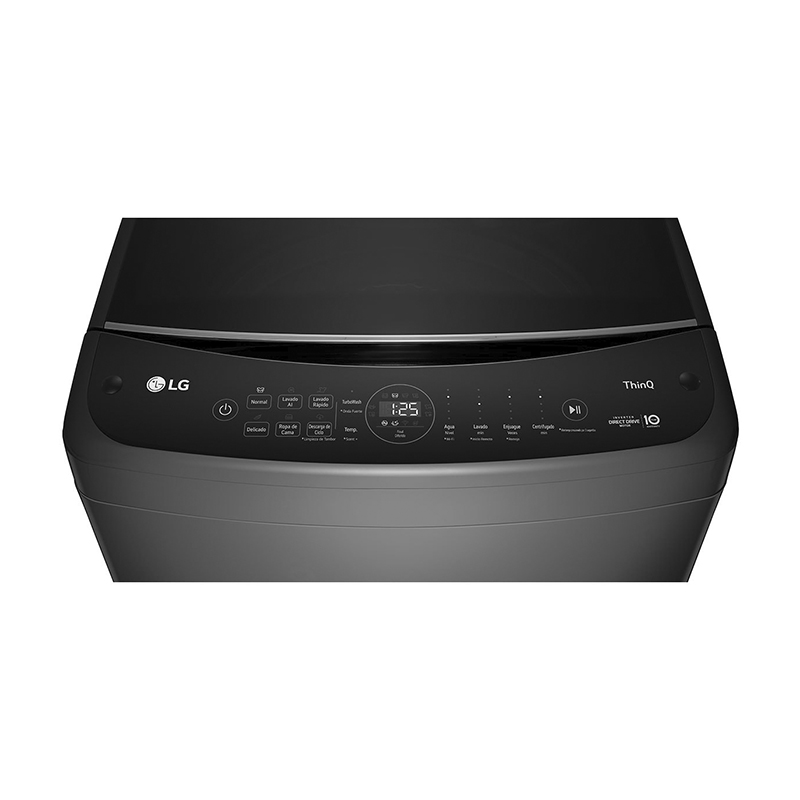 Lavadora  21 KG Inverter Carga Superior Negro LG