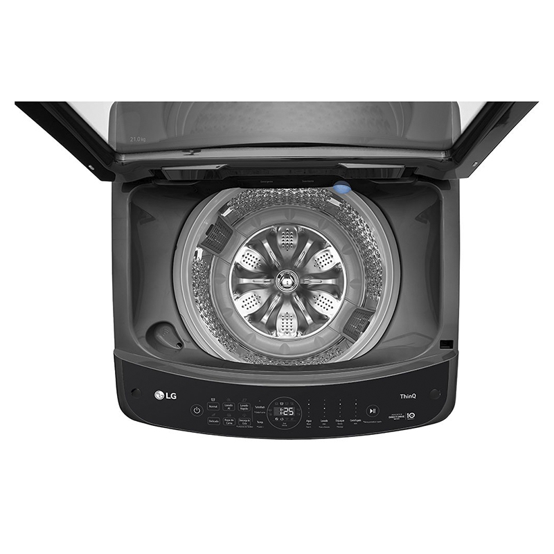 Lavadora  21 KG Inverter Carga Superior Negro LG