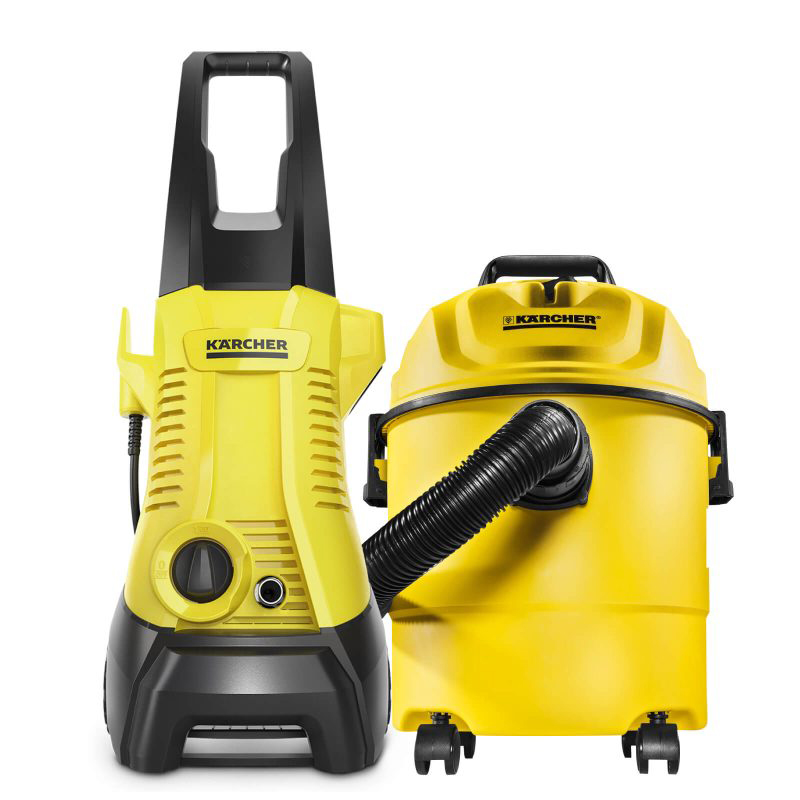 COMBO Hidrolavadora Aspiradora K2 MX + WD1 Karcher 