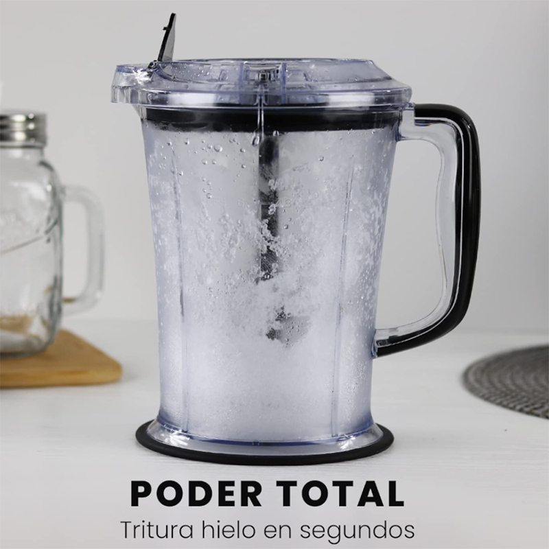 Licuadora Todo en 1 Tapa Negra  400w 1.5 litros Chefman