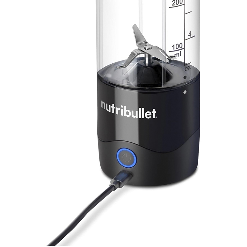 Licuadora Nutribullet 475ml USB Recargable Negro