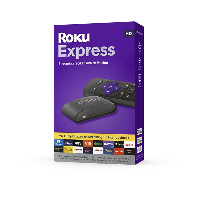 Streaming Roku Wifi Mando Voz HDMI Negro