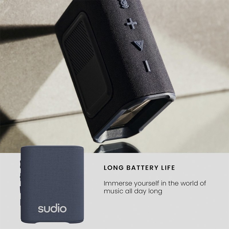 Parlante Sudio S2 Inalambrico BT 100mts USB Azul