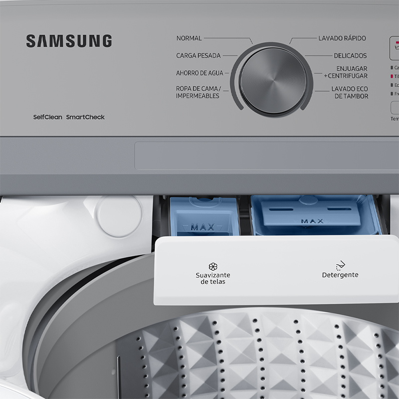 Lavadora 19kg Carga Superior Blanca Samsung
