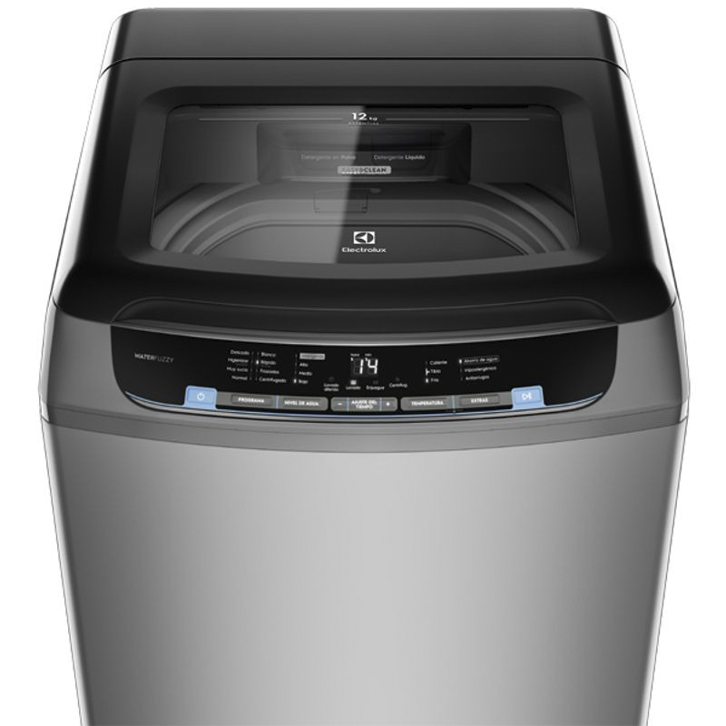 Lavadora Carga Superior 12Kg Silver EWIX12F6CSG Electrolux