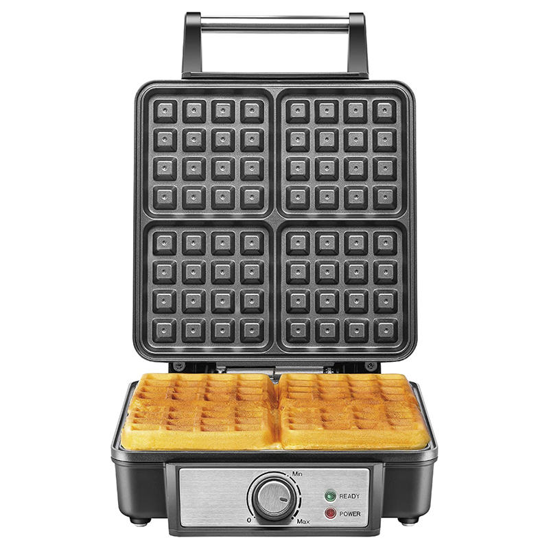 Waflera Estilo Belga 700w 4 Secciones Antiadherente CHEFMAN