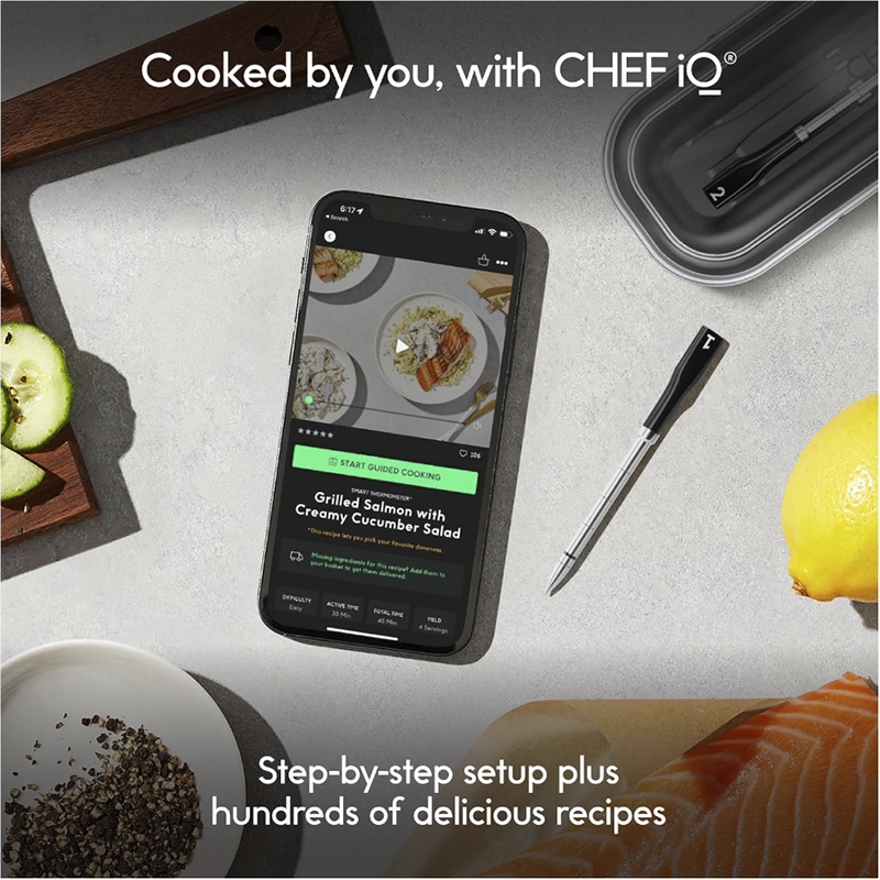 Termómetro Inalámbrico Smart para Proteína Chefman