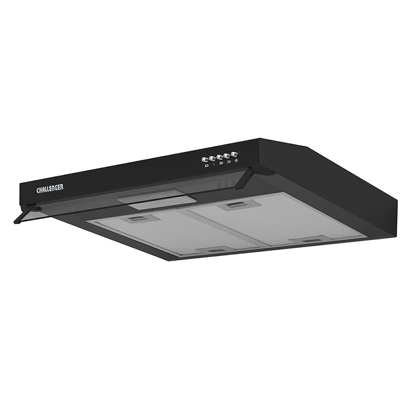 Campana Extractora 76cm Negra Challenger 