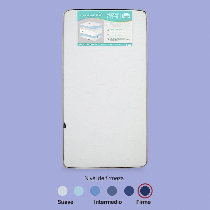 Colchón de Cuna Beautyrest Beginnings 70x140 Simmons