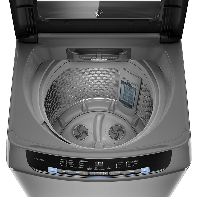 Lavadora 21KG SIlver Carga Superior EWIX21F6CSG Electrolux