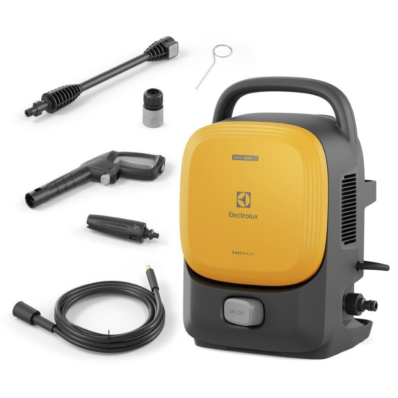 Hidrolavadora Easy Wash 1650PSI Amarilla Electrolux