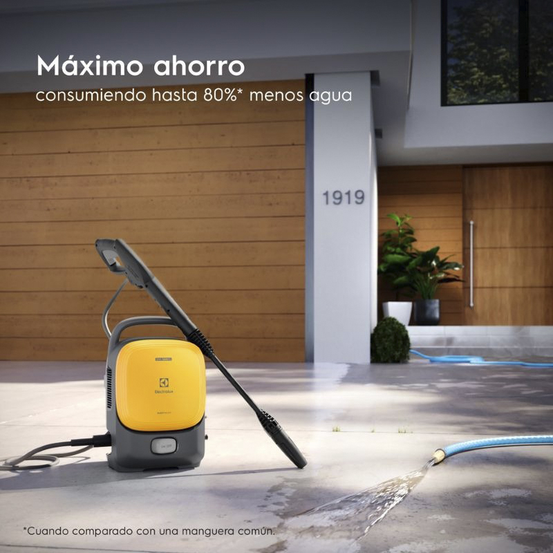 Hidrolavadora Easy Wash 1650PSI Amarilla Electrolux