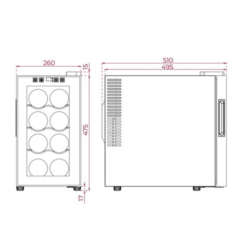 Vinera RVC1008 GBK 110v Teka