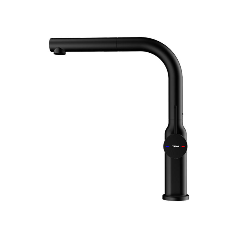Grifería Oval 938 Black Extraíble Teka