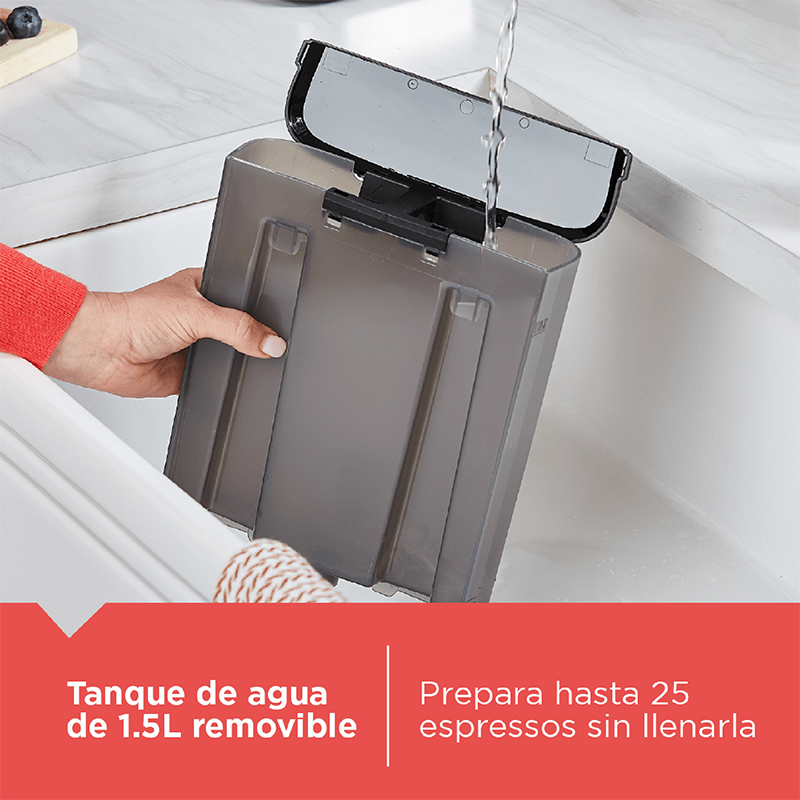 Cafetera Espresso - Capuchino Late American EM0312-0SDLA BLACK+DECKER