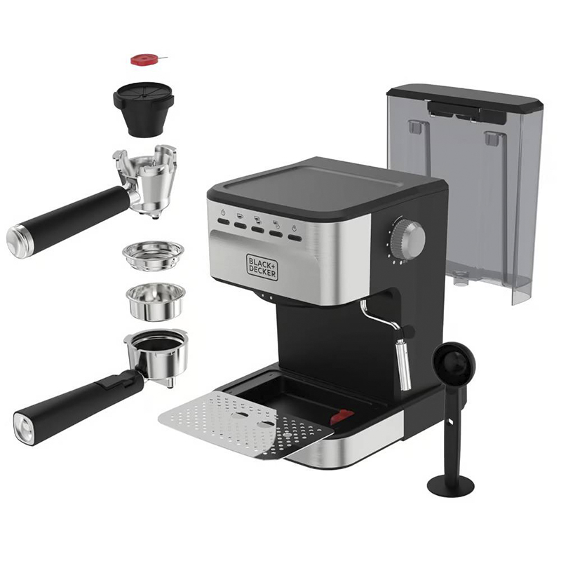 Cafetera Espresso - Capuchino Late American EM0312-0SDLA BLACK+DECKER