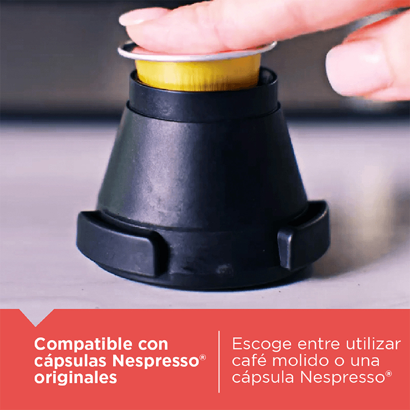 Cafetera Espresso - Capuchino Late American EM0312-0SDLA BLACK+DECKER