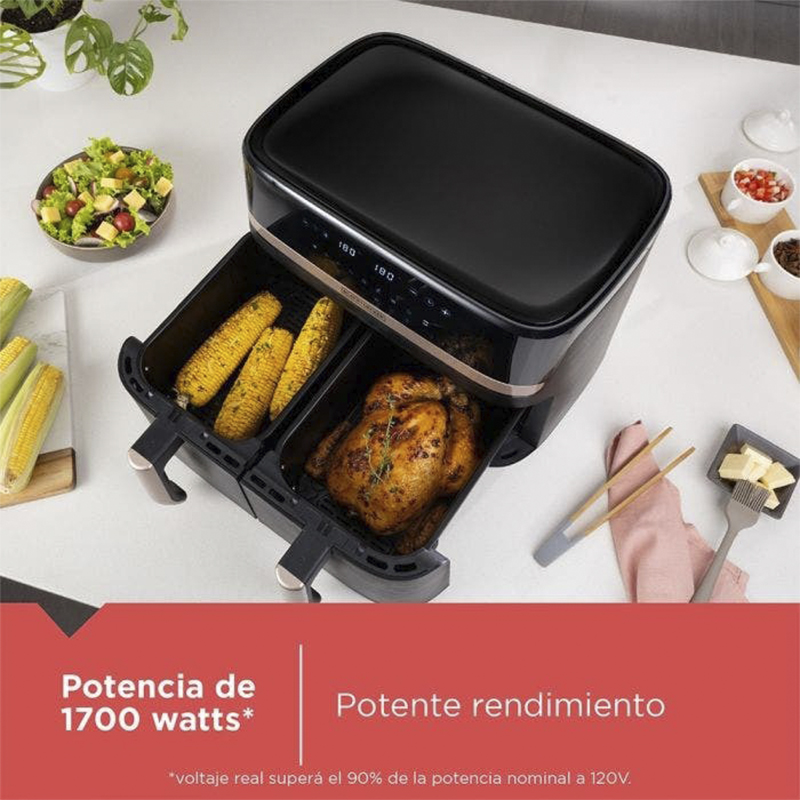 Freidora de Aire Dual 9Lts AFBD92-1BDLA  Black Decker