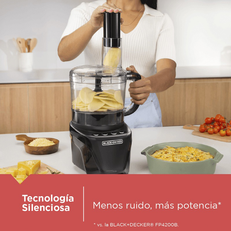 Procesador de Alimentos 850w 8 Tazas Black + Decker