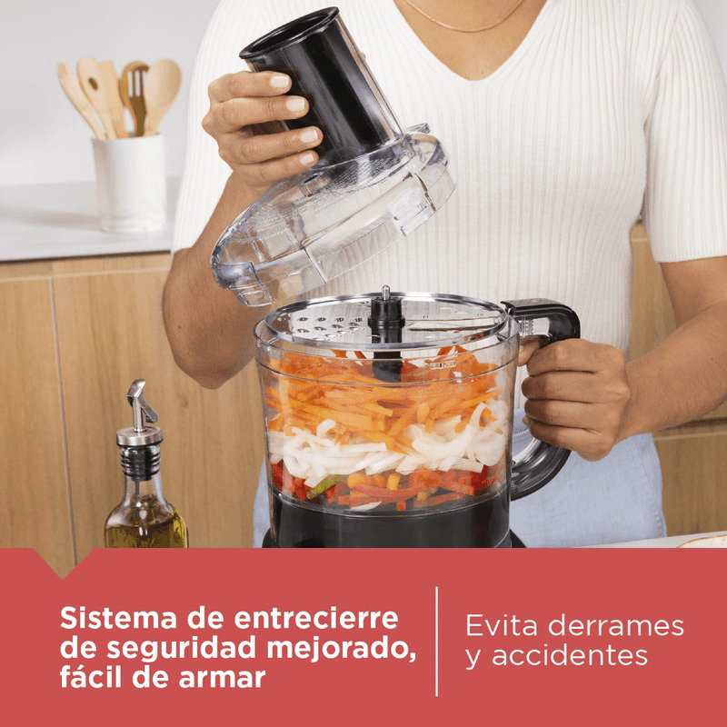 Procesador de Alimentos 850w 8 Tazas Black + Decker