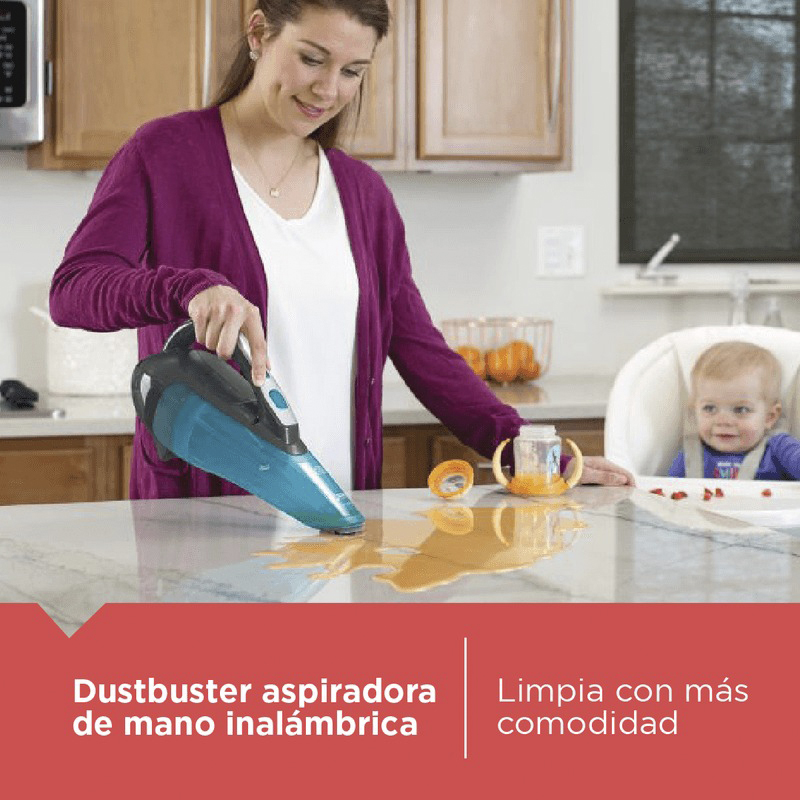 Aspiradora de Mano Inalámbrica BLACK+DECKER 