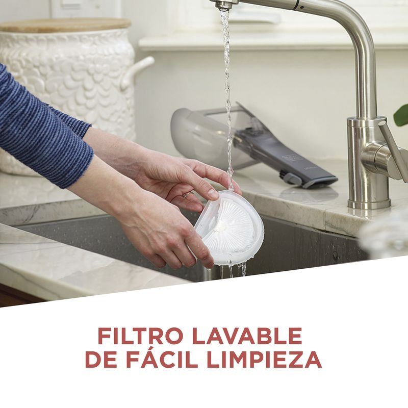 Aspiradora de Mano Inalámbrica HLVA325J10-B3 BLACK+DECKER 