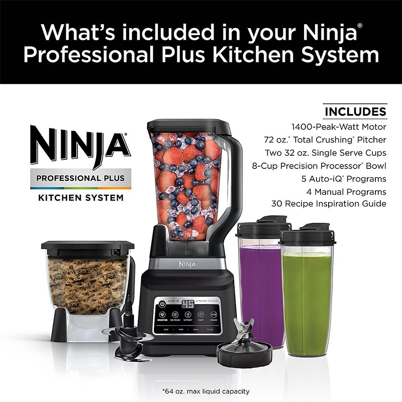 Licuadora 2.1 Litros 3 Programas BN805A Ninja