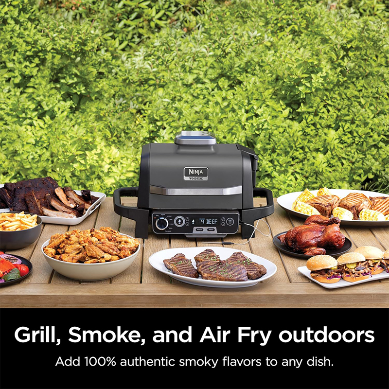 Parrilla y Ahumador para Exteriores OG751BRN Ninja