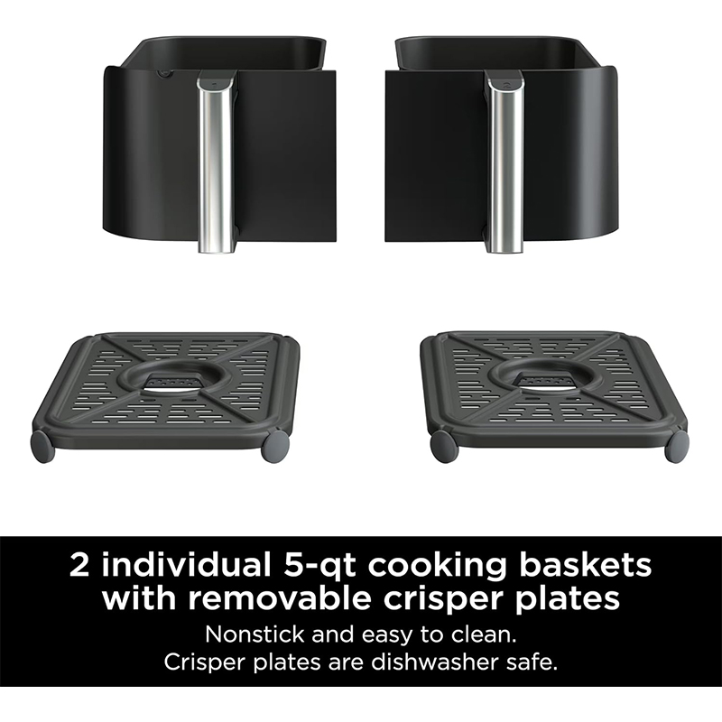 Air Fryer Doble Canasta 6 Funciones 10 Litros Ninja
