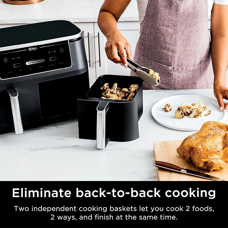 Air Fryer Doble Canasta 6 Funciones 10 Litros Ninja